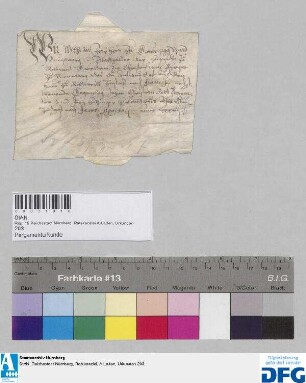 Ladung des Cristoff Wolf, Bürgers zu Nürnberg, vor das kaiserliche Hofgericht zu Rottweil.