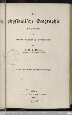 Die physikalische Geographie