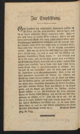 Zur Empfehlung