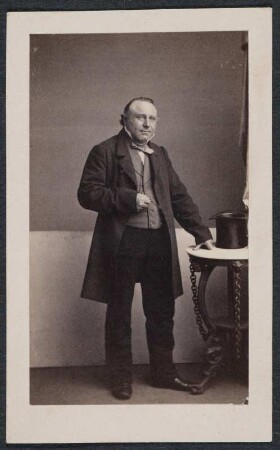 Porträt von Karl Gottlieb Berndt : Porträt von Karl Gottlieb Berndt. Visitfoto