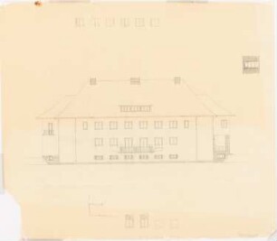 Herrenhaus Hohenborn bei Kassel Umbau: Ansicht