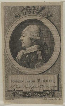 Bildnis des Iohann Iacob Ferber