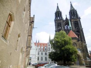 Meißen: Kornhaus Albrechtsburg Dom