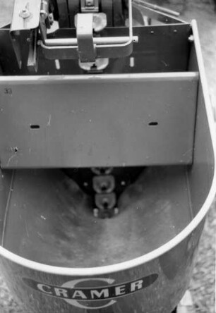 Stauschott bei Cramer Legeautomat