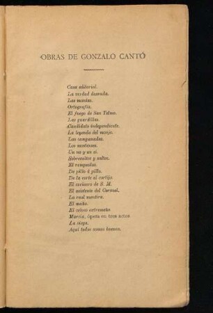 Obras de Gonzalo Cantó