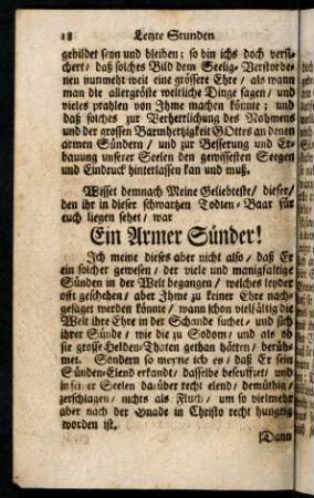 18-26, Ein Armer Suender!