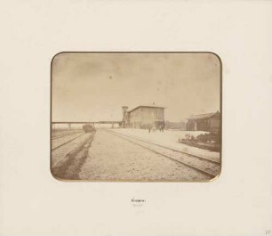 Bahnhof in Kempen in der Woiwodschaft Großpolen