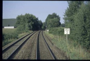 Strecke in km 152+200