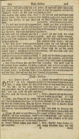 Buß-Lieder