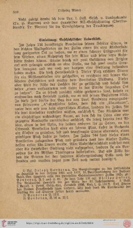 Einleitung: Geschichtlicher Ueberblick
