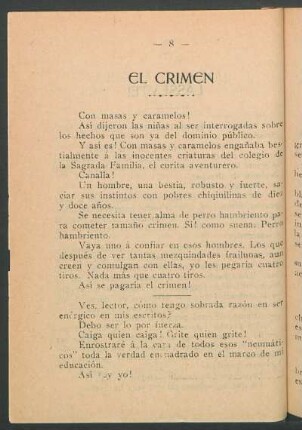 El crimen