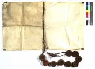 Heiratsvertrag Georg Wolfs von Kaltenthal und Eleonorens von Leiningen
