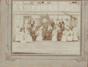 Ulm-Lichtenau, "Sängerrunde Ulm 1875 - 1909", Gruppenbild.