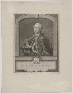Bildnis des Jacob Friedrich de Bielfeld