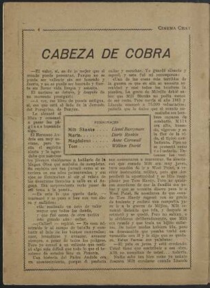 Cabeza de cobra