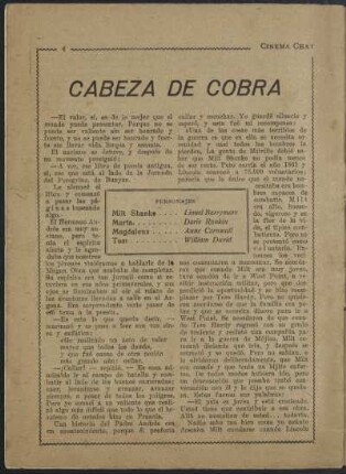 Cabeza de cobra