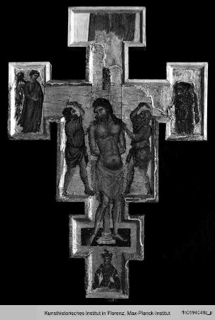 Kreuz mit zwei Schauseiten : Geißelung Christi