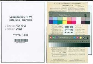 Entnazifizierung Heike Wilms , geb. 31.03.1906 ()
