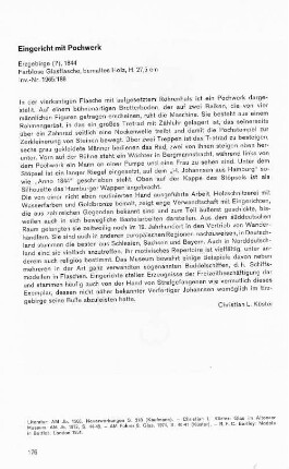 Eingericht mit Pochwerk