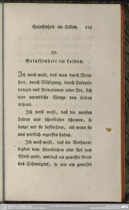 39. Gelassenheit im Leiden