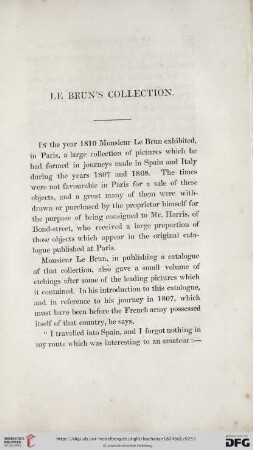 Le Brun's collection