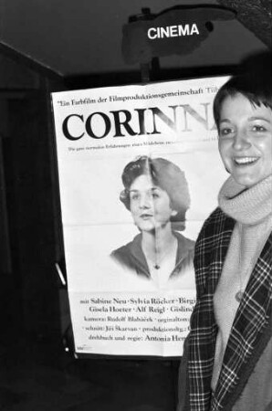 Aufführung des Films "Corinna" im Kino "Schauburg"