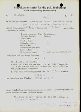 Schneider, Ernst