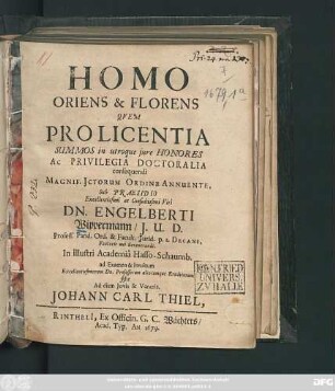 Homo Oriens & Florens