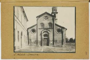San Michele, Cremona: Ansicht von Westen (aus: Skizzen- und Fotoalbum 4)