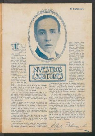 Nuestros escritores : [Autobiografía de Alfredo Palacios Mendoza]