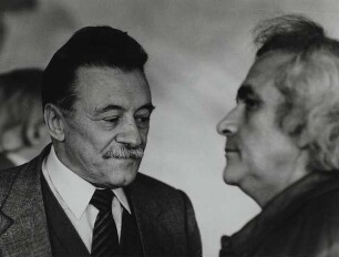 Mario Benedetti und Arturo Corcuera