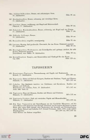 Tapisserien (Nr. 355-363)