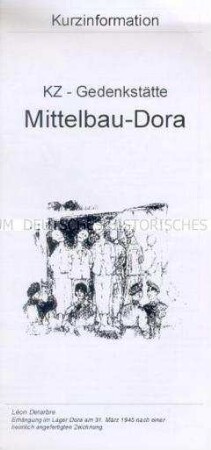 Informationsblatt der KZ-Gedenkstätte Mittelbau-Dora