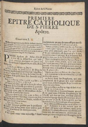 Premiere Epitre Catholique Des Pierre Apôtre
