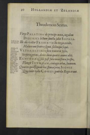 Theodoricus Sextus.