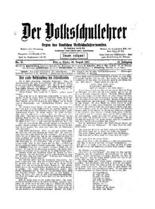 Eine grobe Beschimpfung des Lehrerstandes