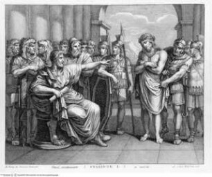 Via Crucis; Der Leidensweg Christi, Christus wird zum Tode verurteilt; (Station I)