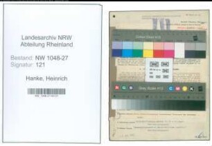 Entnazifizierung Heinrich Hanke , geb. 12.08.1905 (Geschaeftsfuehrer)