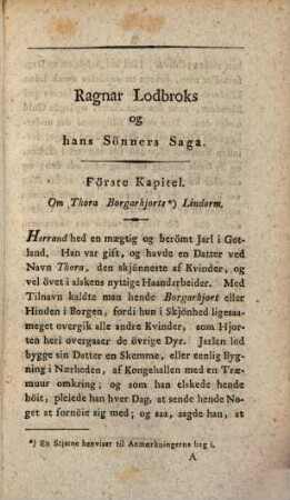 Nordiske Kaempe-Historier : efter Islandske Haandskriften, [1,3]. Rognar Lodbroks Saga, Krakemaal, Fortaelling om Norna Gest ...