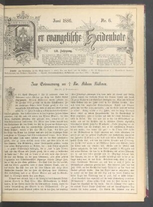 Juni 1886. Nr. 6