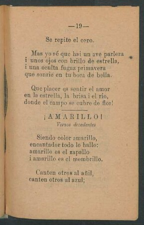 ¡Amarillo! : Versos decadentes