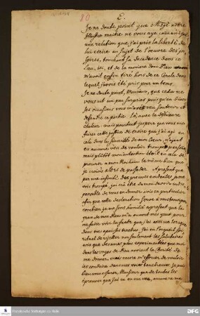 Brief von Farey Theolet an [Unbekannt].