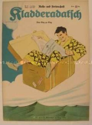 Satirezeitschrift "Kladderadatsch" überwiegend zum Thema Urlaub
