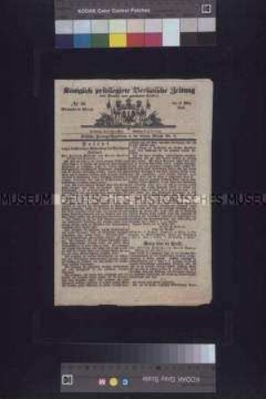 Zeitung: Königlich Privilegirte Berlinische Zeitung (Vossische Zeitung), Nr. 66; 18. März 1848
