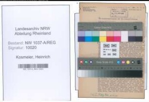 Entnazifizierung Heinrich Kosmeier , geb. 00.00.0000 (Polizeibeamter)