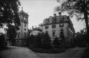 Königliche Villa : Dresden-Strehlen, Königliche Villa, Ansicht von Nordwesten