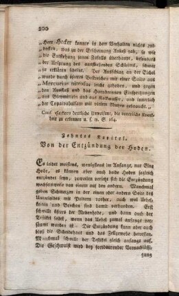 Zehntes Kapitel. Von der Entzündung der Hoden.