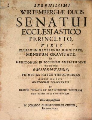 Disp. theol. de cathedra confessionali