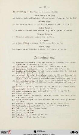 Convolute etc. (Nr. 447-502)
