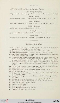 Convolute etc. (Nr. 447-502)